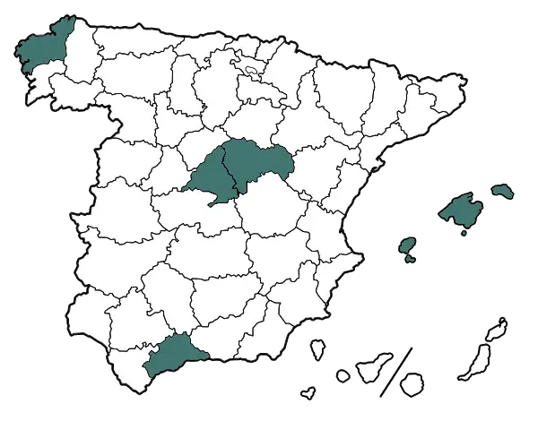 mapa de contacto